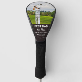 Bester VATER für Par Custom Foto Vatertag Golf Hea Golf Headcover