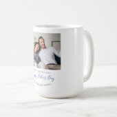 Bester Vater für Vatertag benutzerdefiniertes Foto Kaffeetasse (VorderseiteRechts)