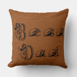 Bester Vater Fußball Text Dekorativ Kissen