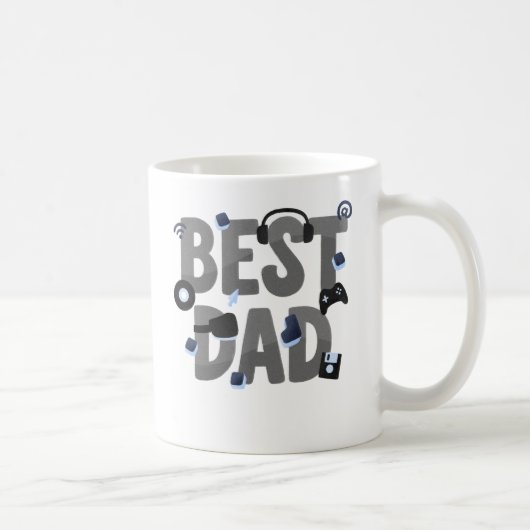 BESTER VATER Gaming-Vater Grafik Kaffeetasse (Rechts)
