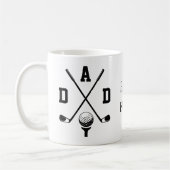 Bester-Vater-Golf-Tasse Kaffeetasse (Links)