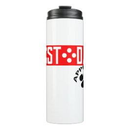 Bester Vater Hund genehmigt Thermal Tumbler Thermosbecher