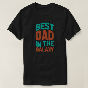 Bester Vater im Galaxy Geburtstag oder Vatertag T-Shirt