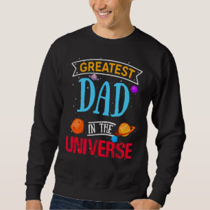 Bester Vater im Universe Space Thema Väter D Sweatshirt