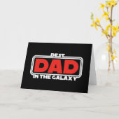 Bester Vater im Universum Karte (Gelbe Blume)