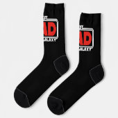 Bester Vater im Universum Socken (Linkes Detail)