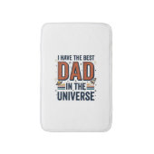 Bester Vater im Universum Space Vector Design_1 Badematte (Vorderseite Vertikal)