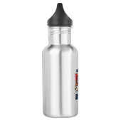 Bester Vater im Universum Space Vector Design_1 Edelstahlflasche (Links)