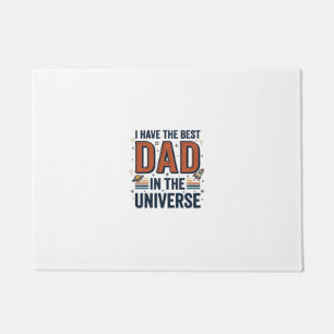 Bester Vater im Universum Space Vector Design_1 Fußmatte