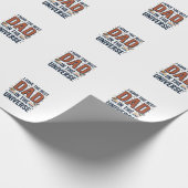 Bester Vater im Universum Space Vector Design_1 Geschenkpapier (Ecke)