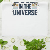Bester Vater im Universum Space Vector Design_1 Geschirrtuch (Gefaltet)