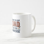 Bester Vater im Universum Space Vector Design_1 Kaffeetasse (VorderseiteRechts)