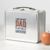 Bester Vater im Universum Space Vector Design_1 Metall Brotdose (Beispiel)