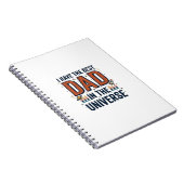 Bester Vater im Universum Space Vector Design_1 Notizblock (Rechte Seite)