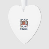 Bester Vater im Universum Space Vector Design_1 Ornament (Vorderseite)