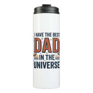 Bester Vater im Universum Space Vector Design_1 Thermosbecher