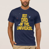 Bester Vater im Universum T-Shirt (Vorderseite)