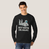 Bester Vater im Universum T-Shirt (Vorne ganz)