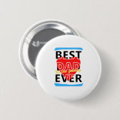 Bester Vater im Universum überhaupt Button (Vorne & Hinten)