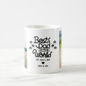 Bester Vater im Zweiten Foto der Welt Kaffeetasse (Mittel)