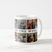 Bester Vater in der Fotogalerie der Weltstars Kaffeetasse (VorderseiteRechts)