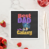 Bester Vater in der Galaxie Serviette (Beispiel)