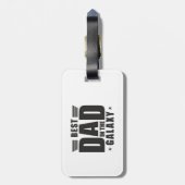 Bester Vater in der Galaxie - Vatertag, Geburtstag Gepäckanhänger (Rückseite vertikal)