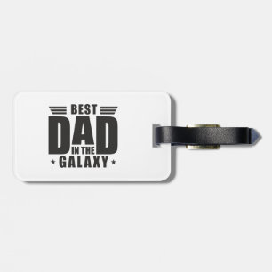 Bester Vater in der Galaxie - Vatertag, Geburtstag Gepäckanhänger