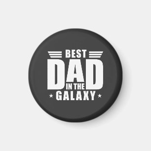 Bester Vater in der Galaxie - Vatertag, Geburtstag Magnet
