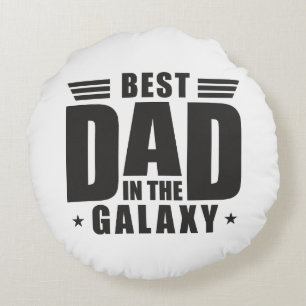 Bester Vater in der Galaxie - Vatertag, Geburtstag Rundes Kissen