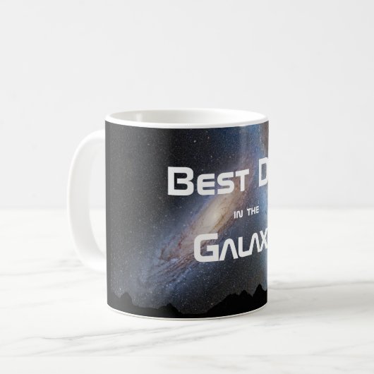 Bester Vater in der Galaxy Tasse (Vorderseite Links)