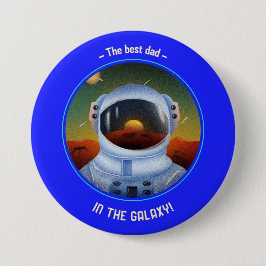 Bester Vater in der Galaxy-Taste Button (Vorderseite)