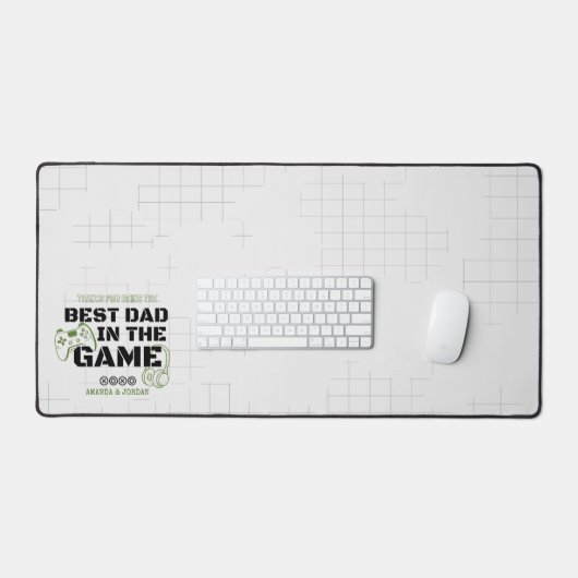 Bester Vater in der Game Computer Desk Mat Schreibtischunterlage (Tastatur & Maus)