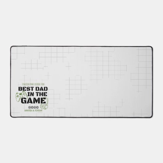 Bester Vater in der Game Computer Desk Mat Schreibtischunterlage (Vorderseite)
