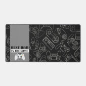 Bester Vater in der Game Digital Dark Desk Mat Schreibtischunterlage (Vorderseite)