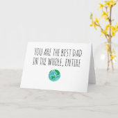 Bester Vater in der ganzen Welt Karte (Gelbe Blume)