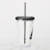 Bester Vater in der gesamten Galaxie - Vatertag Acryltrinkbecher (Rechts)