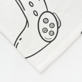 Bester Vater in der Spielskizze White Large Fleecedecke (Ecke)