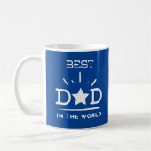 Bester Vater in der Tasse der Welt (Links)