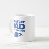 Bester Vater in der Tasse des Universums (Vorderseite Links)