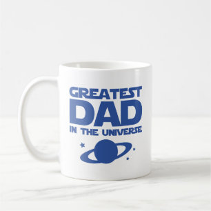 Bester Vater in der Tasse des Universums