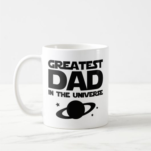 Bester Vater in der Tasse des Universums (Links)