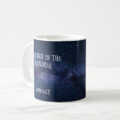 Bester Vater in der Universum-Tasse Kaffeetasse (Vorderseite Links)