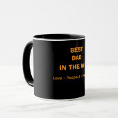 BESTER VATER IN DER WELT TASSE (Vorderseite Links)