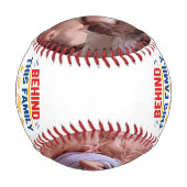 Bester Vater in Fotos der Typografie-Familie Baseball (Rückseite)