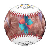 Bester Vater in Fotos der Typografie-Familie Baseball (Vorderseite)