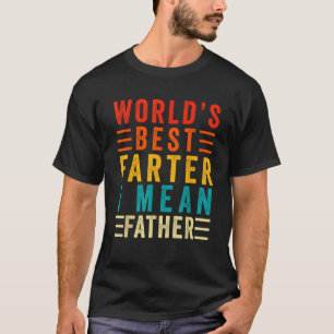 bester Vater ist gemeiner Vater lustiger Vater T-Shirt