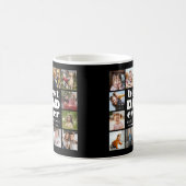 Bester VATER je 12 FotoCollage Kaffeetasse (Mittel)