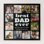 Bester VATER je 12 FotoCollage Puzzle (Vertikal)
