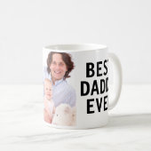 Bester Vater je 1 Foto Kaffeetasse (VorderseiteRechts)